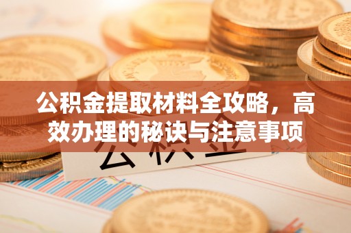 浙江公积金提取材料全攻略，高效办理的秘诀与注意事项