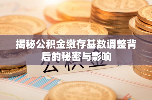 浙江揭秘公积金缴存基数调整背后的秘密与影响