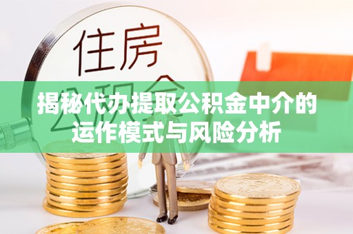 浙江揭秘代办提取公积金中介的运作模式与风险分析