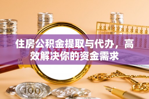 浙江住房公积金提取与代办，高效解决你的资金需求